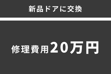 新品ドアに交換